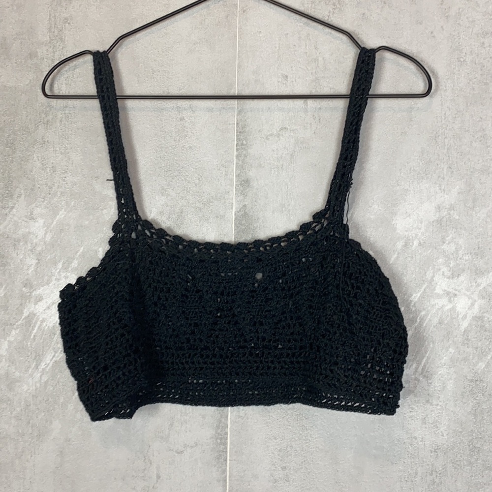 Topshop crochet black bralette - Picture 4 of 5